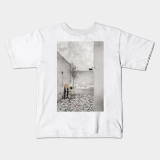Simple Architectural Illustration Brutalism Lover Edit Kids T-Shirt